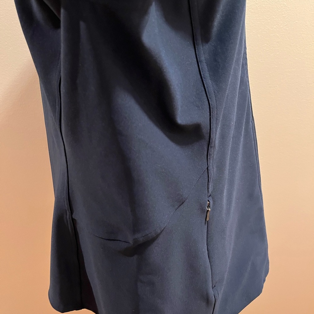 Lucy Tech Navy Activewear Zip Jacket. - Picture 3 of 5